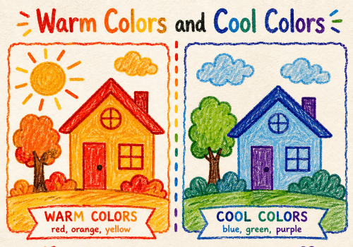 Teaching Shapes and Colors with Printable Coloring Pages