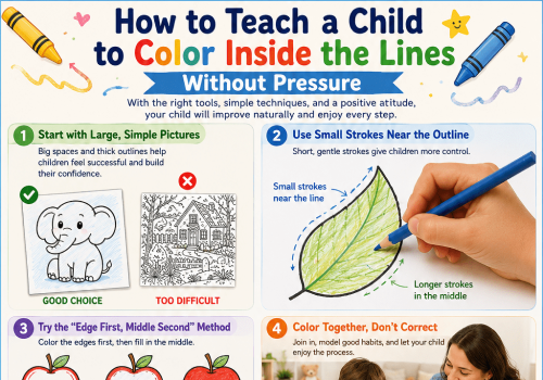 How to Teach a Child to Color Inside the Lines Without Pressure